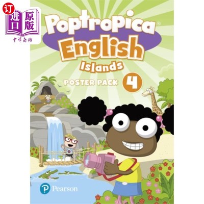 海外直订Poptropica English Islands Level 4 Posters Poptropica English Islands 4级海报