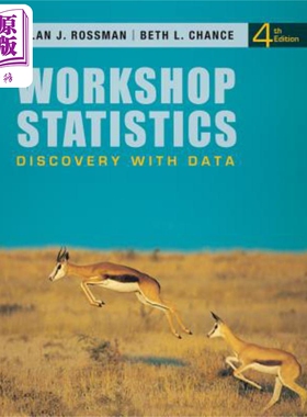 预售 研讨会统计：数据发现 第4版 Workshop Statistics: Discovery With Data Allan J. Rossman 英文原版 中商原版