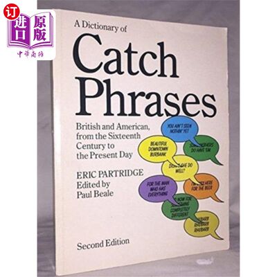 海外直订Dictionary of Catch Phrases 流行语词典