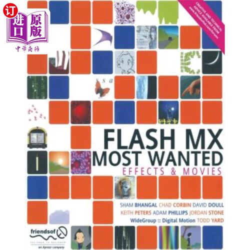 海外直订Flash MX Most Wanted Flash MX最受欢迎