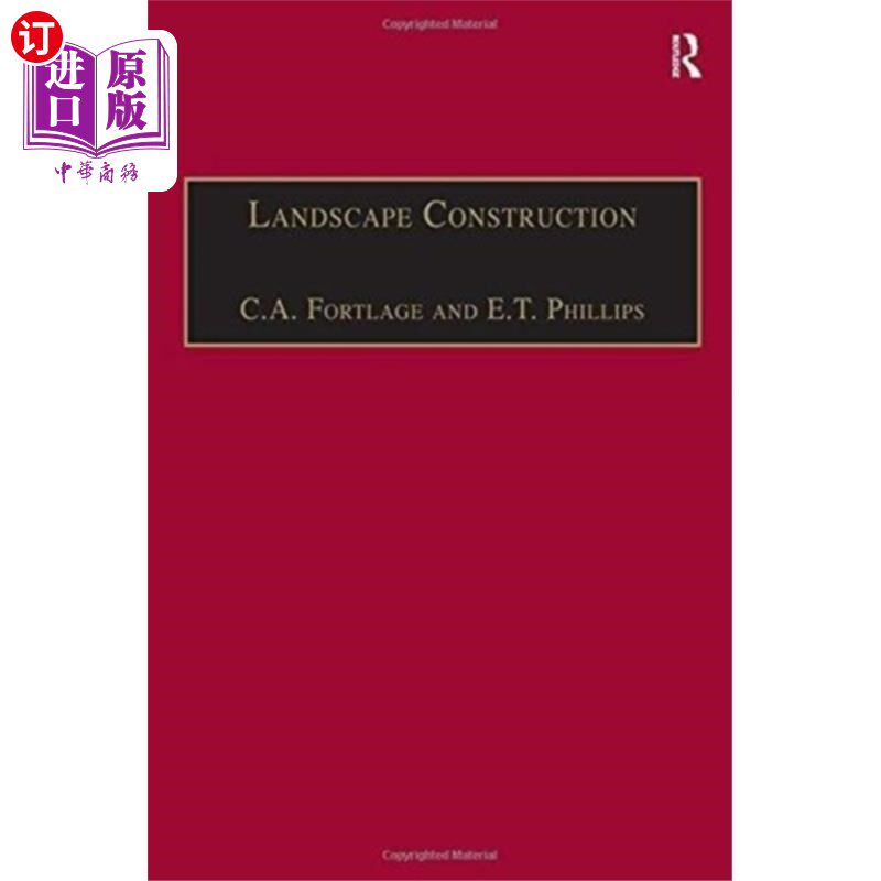 海外直订Landscape Construction 景观建设