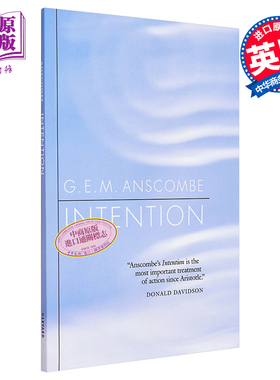 预售 【中商原版】意向 英文原版 Intention G. E. M. Anscombe/Harvard Uni