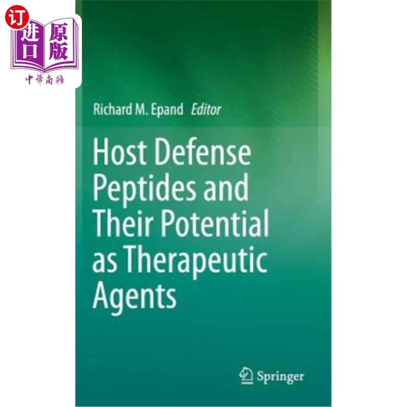 海外直订Host Defense Peptides and Their Potential as Therapeutic Agents 宿主防御肽及其作为治疗药物的潜力