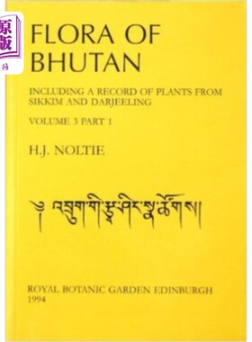 海外直订Flora of Bhutan: Volume 3, Part 1 不丹植物志:第3卷第1部分