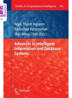 海外直订Advances in Intelligent Information and Database Systems 智能信息和数据库系统的进展