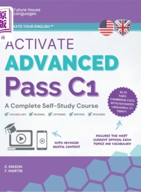 海外直订Activate Advanced C1: A Complete Self-Study Course 激活高级C1:一个完整的自学课程