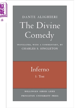 预售 神曲1 地狱卷 部分1 文本 The Divine Comedy I Inferno Text 英文原版 Dante 但丁 Charles Singleton【中商原版】