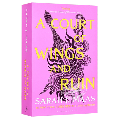 荆棘与玫瑰法庭英文原版仙灵王庭纪3 风与厄运的法庭 A Court of Thorns and Roses Sarah J. Maas 浪漫奇幻小说英文版