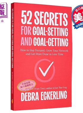 预售 制定目标和实现目标的52个秘诀 52 Secrets for Goal Setting and Goal Getting 英文原版 Debra Eckerling【中商原版】