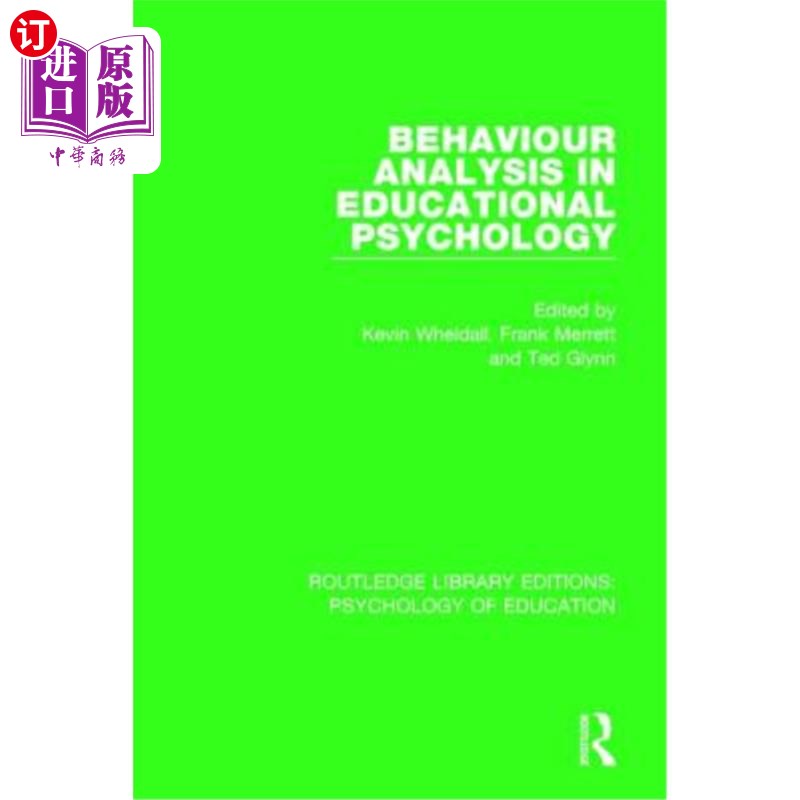 海外直订Behaviour Analysis in Educational Psychology 教育心理学中的行为分析