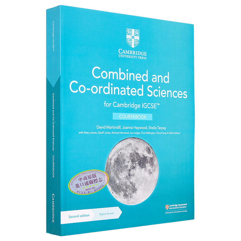 Cambridge IGCSE Combined and Co-ordinated Sciences Coursebook 剑桥 IGCSE 综合科学课本 含电子版 第二版【中商原版】