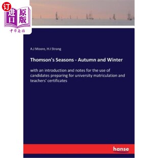 Autumn and Winter 海外直订Thomson 季 Seasons 汤姆森 节——秋冬