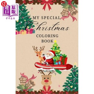 fun special yrs and 孩子准备 我特别为3 8岁 kids Christmas coloring age book 海外直订My collection for