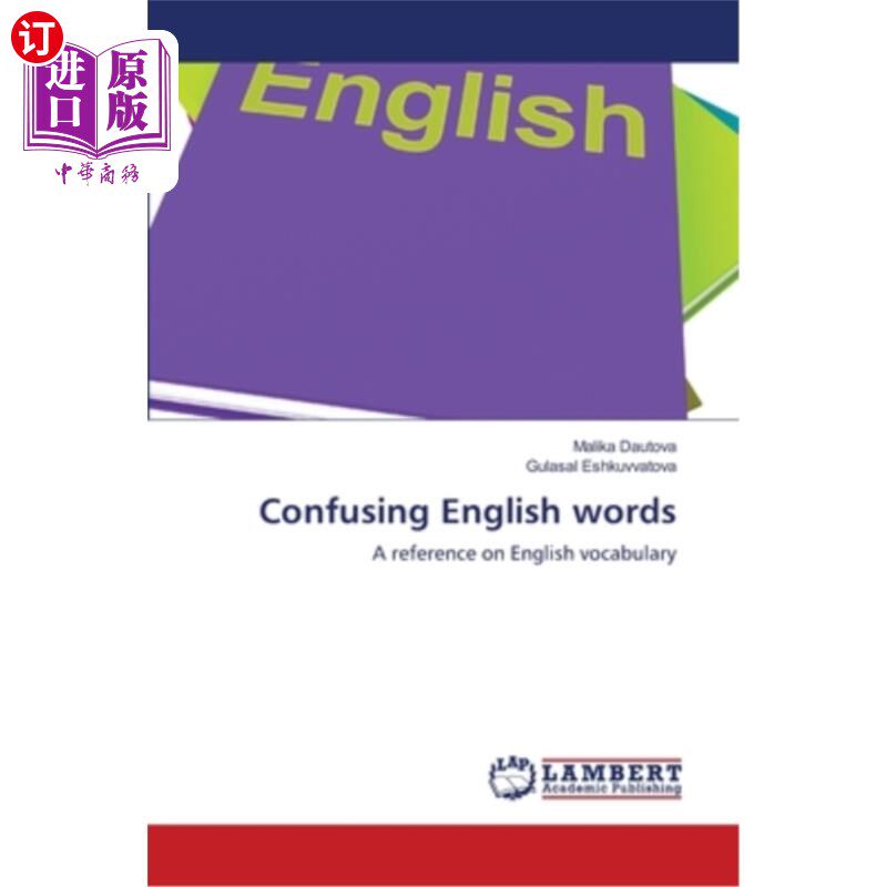 海外直订confusing english words 混淆英语单词