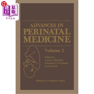 海外直订医药图书Advances in Perinatal Medicine 围产期医学进展
