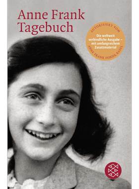 【德文版】德国文学 安妮日记 Anne Frank 德语原版 安妮弗兰克基金会授权权威版本 FISCHER Taschenbuch【中商原版】