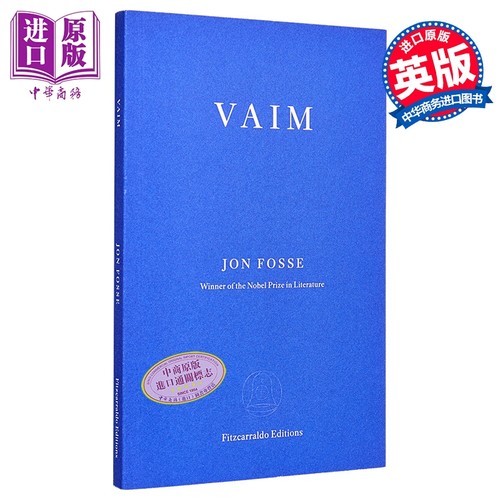 瓦伊姆 约恩·福瑟 2023年诺贝尔文学奖后的小说 Vaim 英文原版 Fitzcarraldo Editions 新挪威语作家【中商原版】