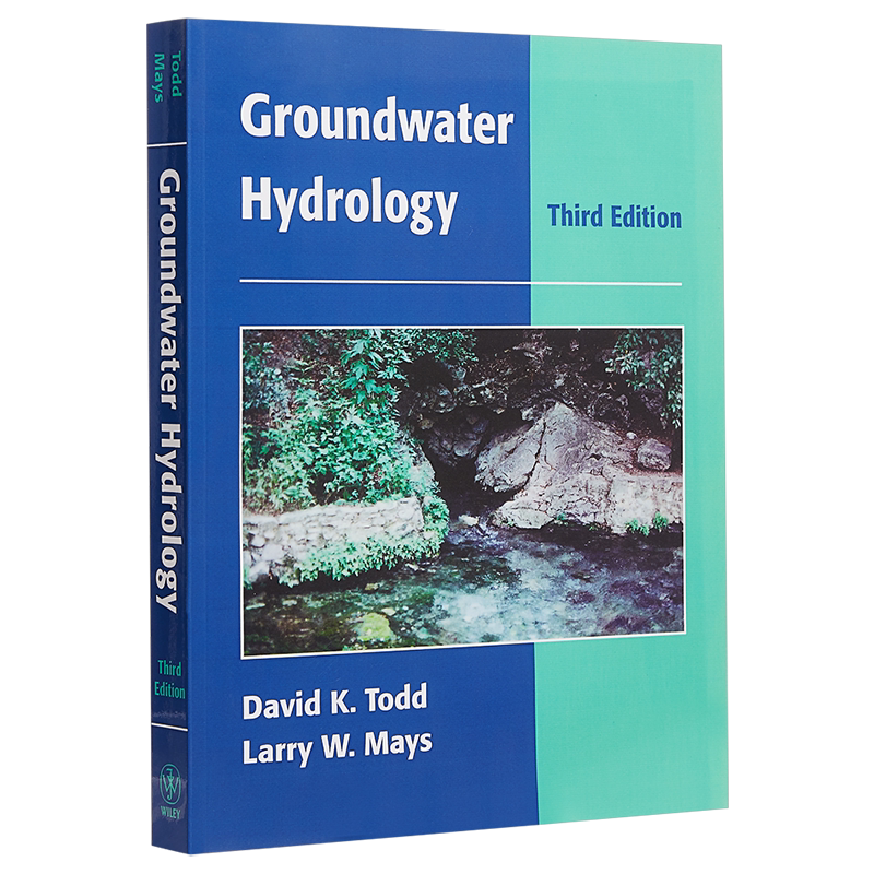 现货 Groundwater Hydrology 3rd Edition 英文原版 地下水文学 第3版 水利工程基础科学 土木工程 David Todd【中商原版】