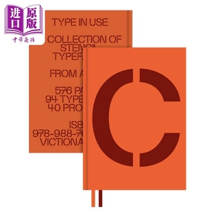 中商原版 使用中 Use 模板 Collection Victionary Stencil Typefaces 模板字体集 进口艺术