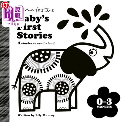 海外直订Jane Foster's Baby's First Stories: 0–3 months 简·福斯特婴儿的第一个故事:0-3个月