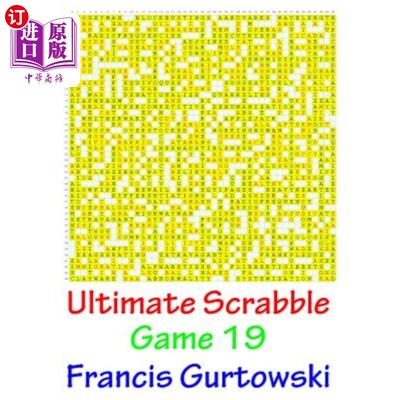 海外直订Ultimate Scrabble Game 19 终极拼字游戏19