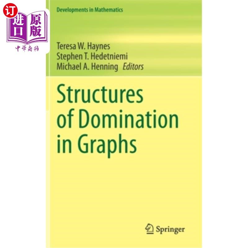 海外直订Structures of Domination in Graphs 图中的支配结构