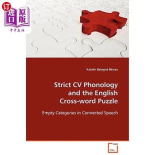 Cross CV音韵学和英语纵横字谜 Phonology 严格 Puzzle word English the and 海外直订Strict