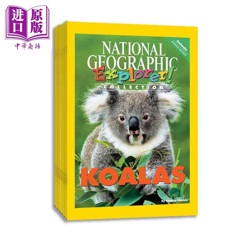 National Geographic Explorer Pioneer L1 美国国家地理阅读探索者初级1级科学读本22册KET蓝思值380-500L含音频【中商原版?
