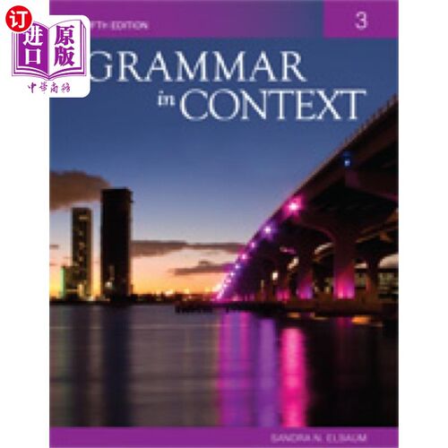 海外直订Grammar in Context 3 语境3中的语法