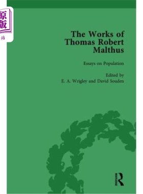 海外直订The Works of Thomas Robert Malthus Vol 4 托马斯·罗伯特·马尔萨斯作品第4卷