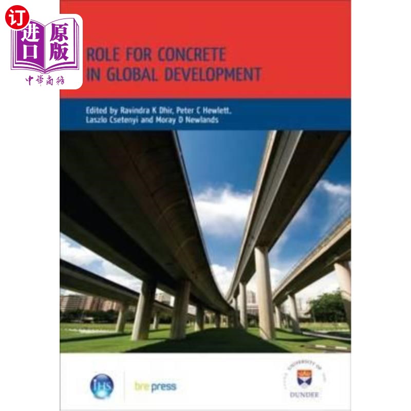 海外直订Role for Concrete in Global Development: Proceedings of the International Confer 混凝土在全球发展中的作用:2