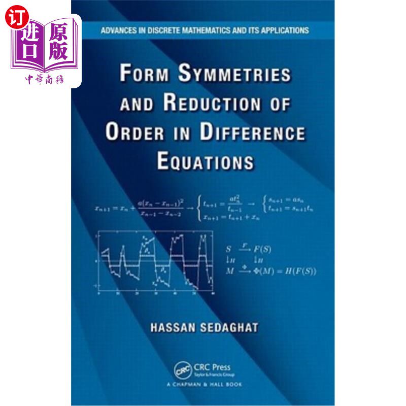 海外直订Form Symmetries and Reduction of Order in Difference Equations 差分方程的形式对称与阶约