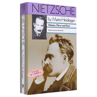 尼采 卷3和卷4 马丁 海德格尔 Nietzsche Volumes 3&4 英文原版 Martin Heidegger 形而上学 哲学【中商原版】