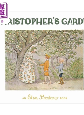 克里斯托夫的花园 Elsa Beskow Christophers Garden 英文原版 儿童绘本 图画故事书 精装中古绘本 进口童书3-6岁【中商原版?