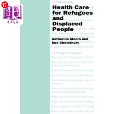 海外直订医药图书Health Care for Refugees and Displaced People 难民和流离失所者的保健