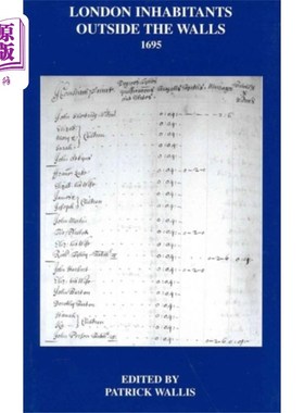 海外直订London Inhabitants Outside the Walls, 1695 伦敦城墙外的居民(1695年