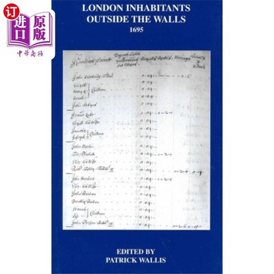海外直订London Inhabitants Outside the Walls, 1695 伦敦城墙外的居民(1695年