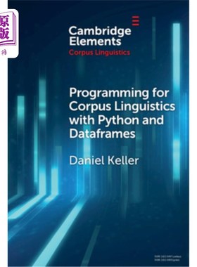 海外直订Programming for Corpus Linguistics with Python and Dataframes 用Python和数据框架进行语料库语言学编程