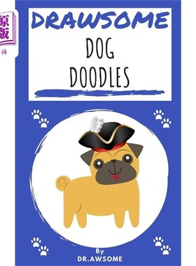 海外直订Drawsome - Dog Doodles 拖拉-狗涂鸦