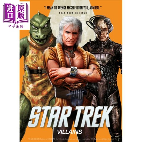 现货 星际迷航中的反派 英文原版 Star Trek Villains Titan Magazines【中商原版】