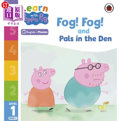 海外直订Learn with Peppa Phonics Level 1 Book 5 - Fog! F... 学习Peppa Phonics Level 1 Book 5 - Fog!雾!