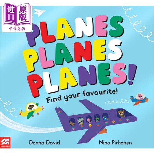 现货 Planes Planes Planes! 有趣的交通工具 飞机 英文原版 进口图书 儿童绘本 早教认知图画书 交通工具绘本【中商原版】