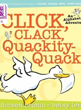 海外直订Click, Clack, Quackity-Quack 咔哒，咔哒，嘎嘎