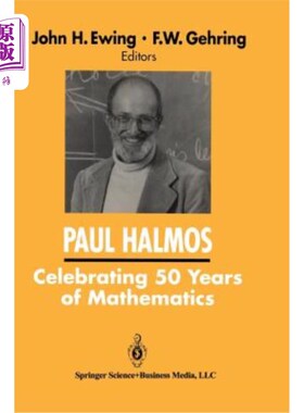 海外直订Paul Halmos Celebrating 50 Years of Mathematics 保罗·哈尔莫斯庆祝数学50周年