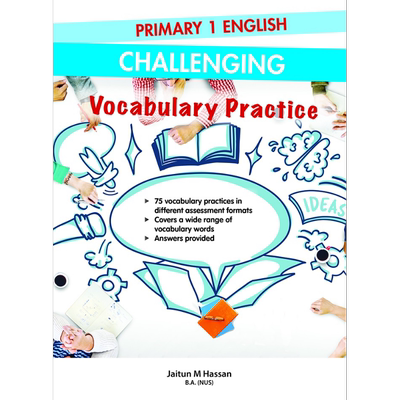 现货 Primary 1 English Challenging Vocabulary Practice小学一年级英语挑战词汇练习 英文原版 进口小学教材教辅【中商原版】