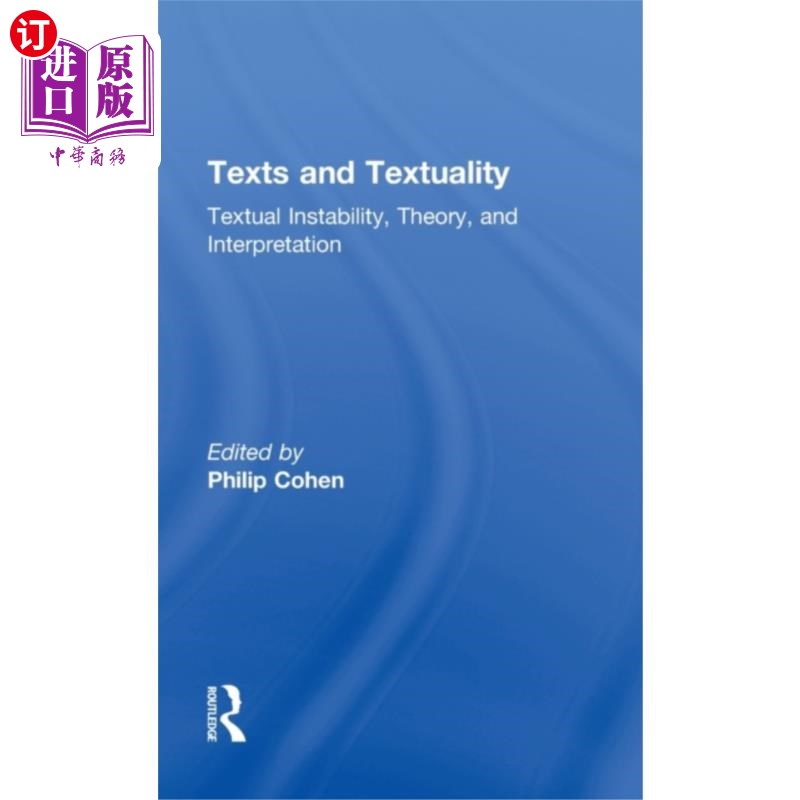 海外直订Texts and Textuality 文本与文本性