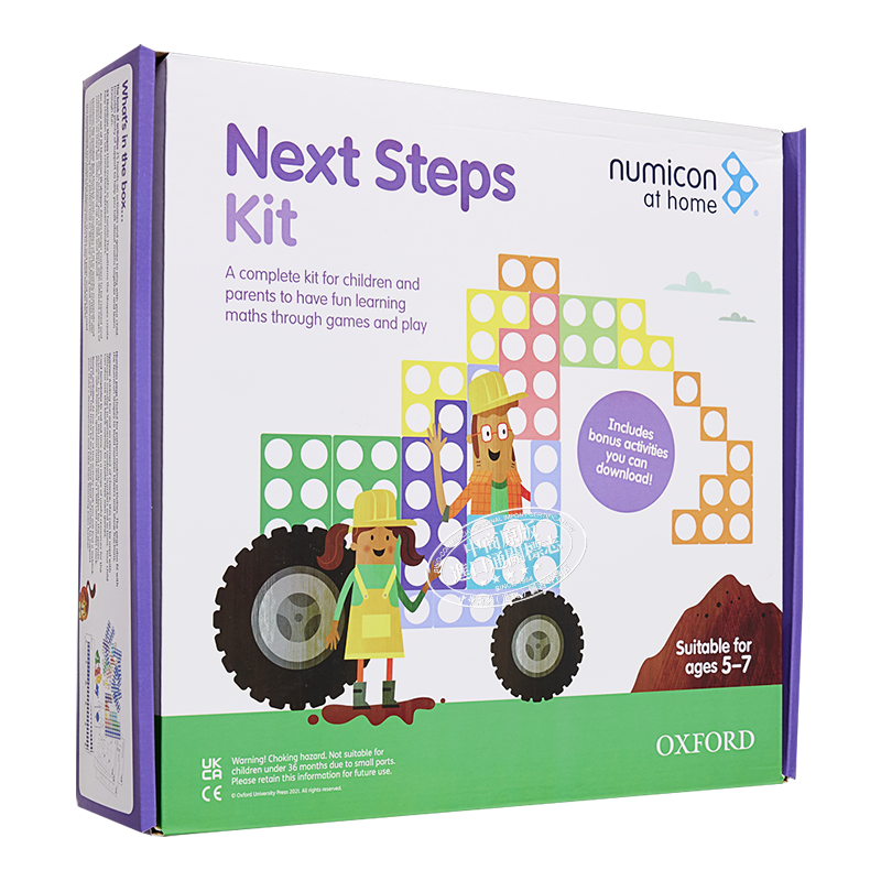 现货 【全新进阶版】Numicon at Home Next Steps Kit（New) 牛津数理教具学习套装 进阶版 儿童家庭亲子教育 5-7岁【中商原版】