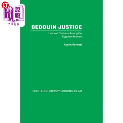 海外直订Bedouin Justice 贝都因人的正义