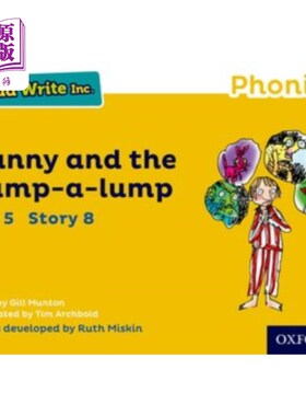 海外直订Read Write Inc. Phonics: Yellow Set 5 Storybook ... Read Write公司故事书8丹尼和肿块