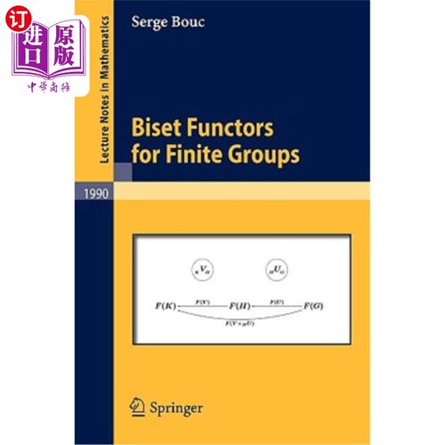 海外直订Biset Functors for Finite Groups 有限群的Biset函子